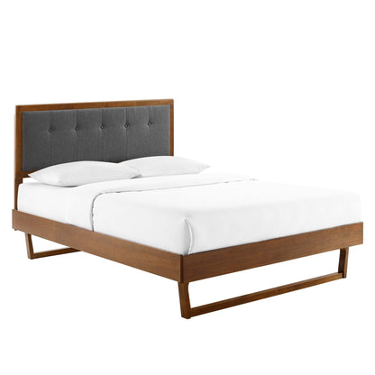 Willow Wood King Platform Bed With Modway