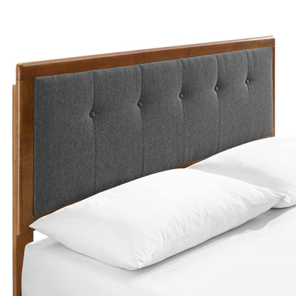 Willow Wood King Platform Bed With Modway