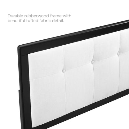 Willow Wood King Platform Bed and Splayed Legs