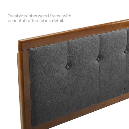 Willow Wood King Platform Bed and Splayed Legs