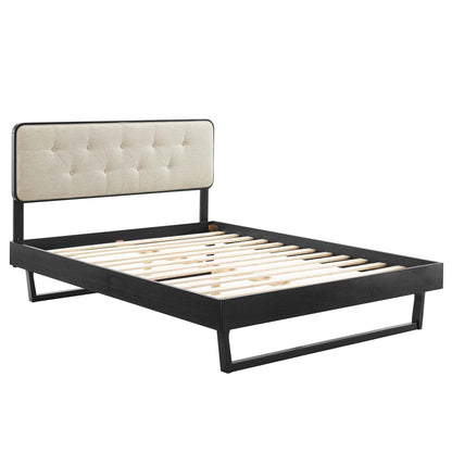 Bridgette Full Platform Bed and Wood Frame