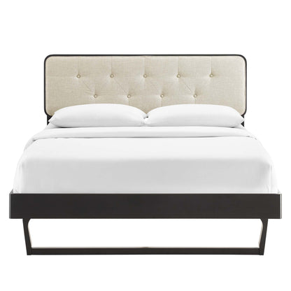 Bridgette Full Platform Bed and Wood Frame