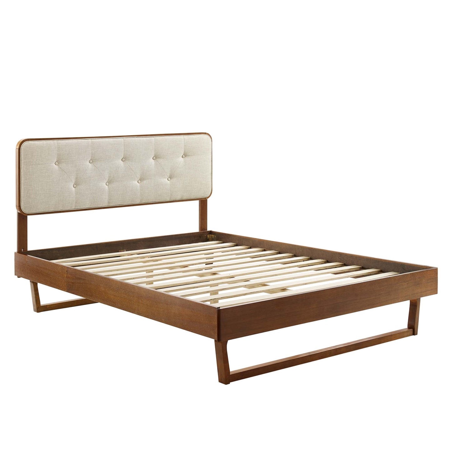 Bridgette Full Platform Bed and Wood Frame