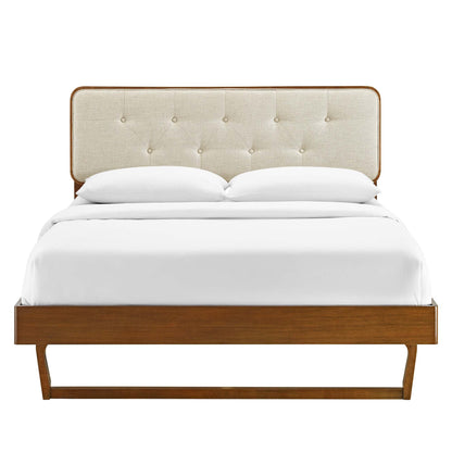 Bridgette Full Platform Bed and Wood Frame