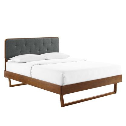 Bridgette Full Platform Bed and Wood Frame