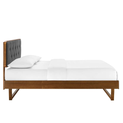 Bridgette Full Platform Bed and Wood Frame