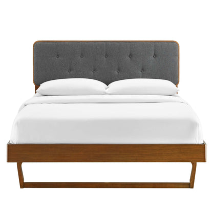 Bridgette Full Platform Bed and Wood Frame