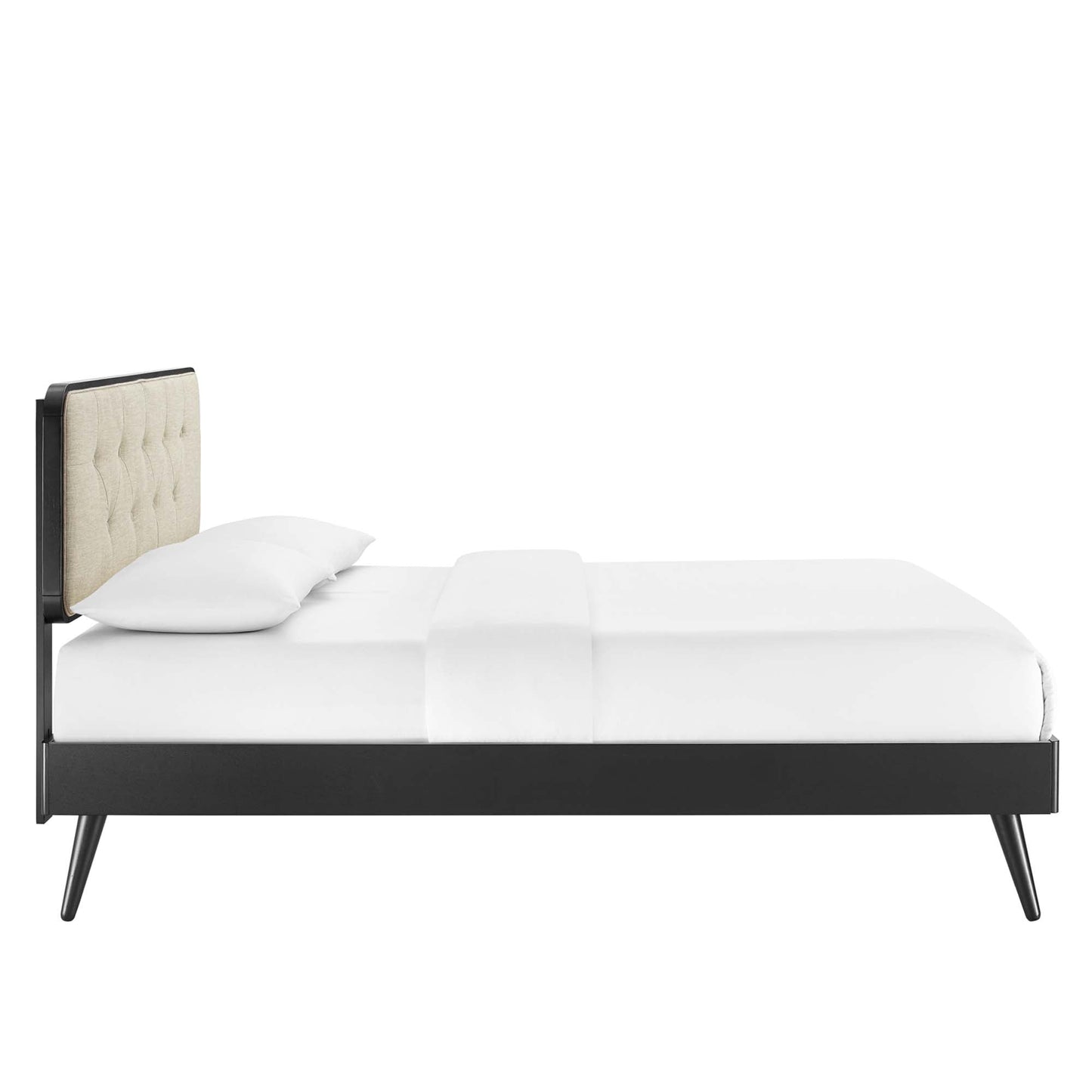 Modway Full Platform Bed with Splayed Legs