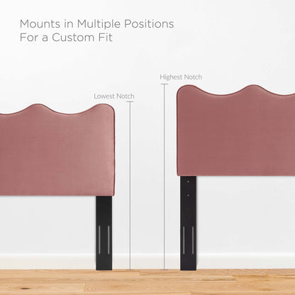 The Elegant Velvet Twin Platform Bed by Modway