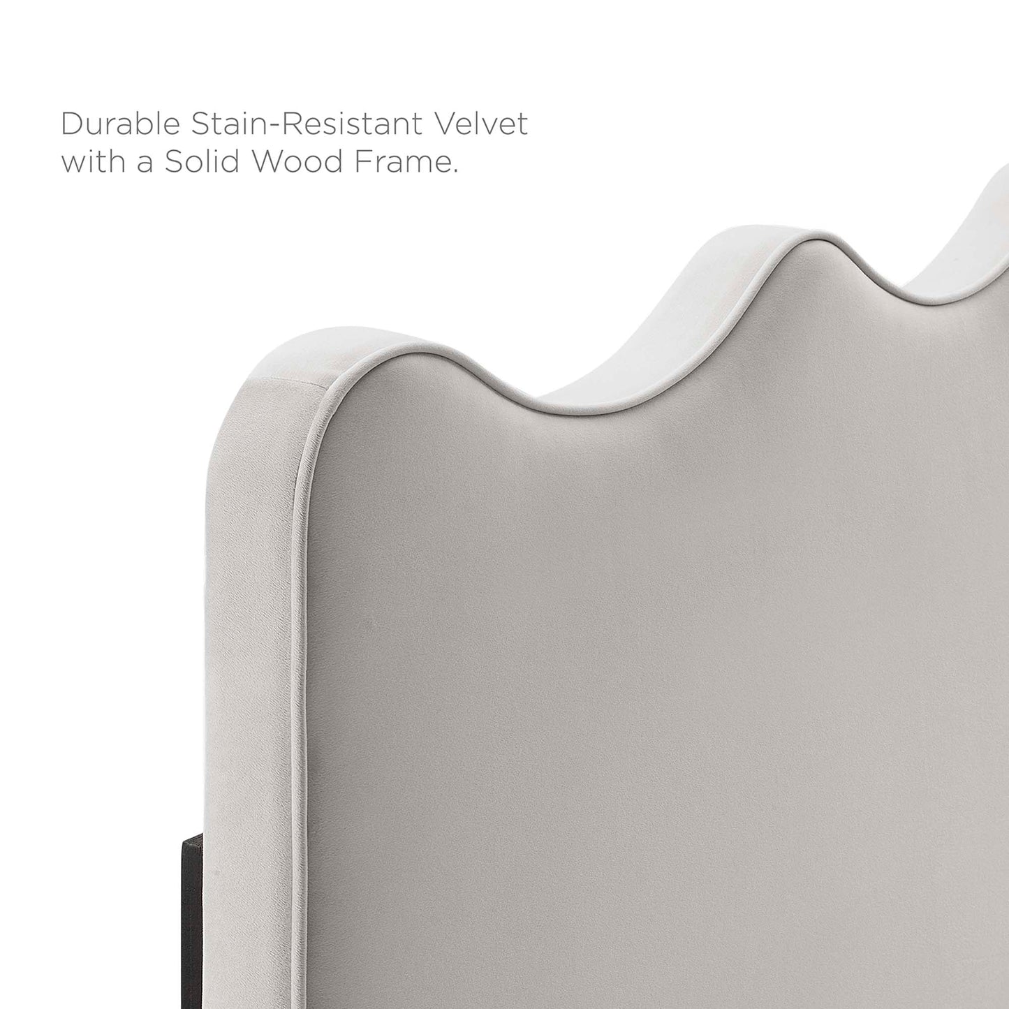 The Elegant Velvet Twin Platform Bed by Modway