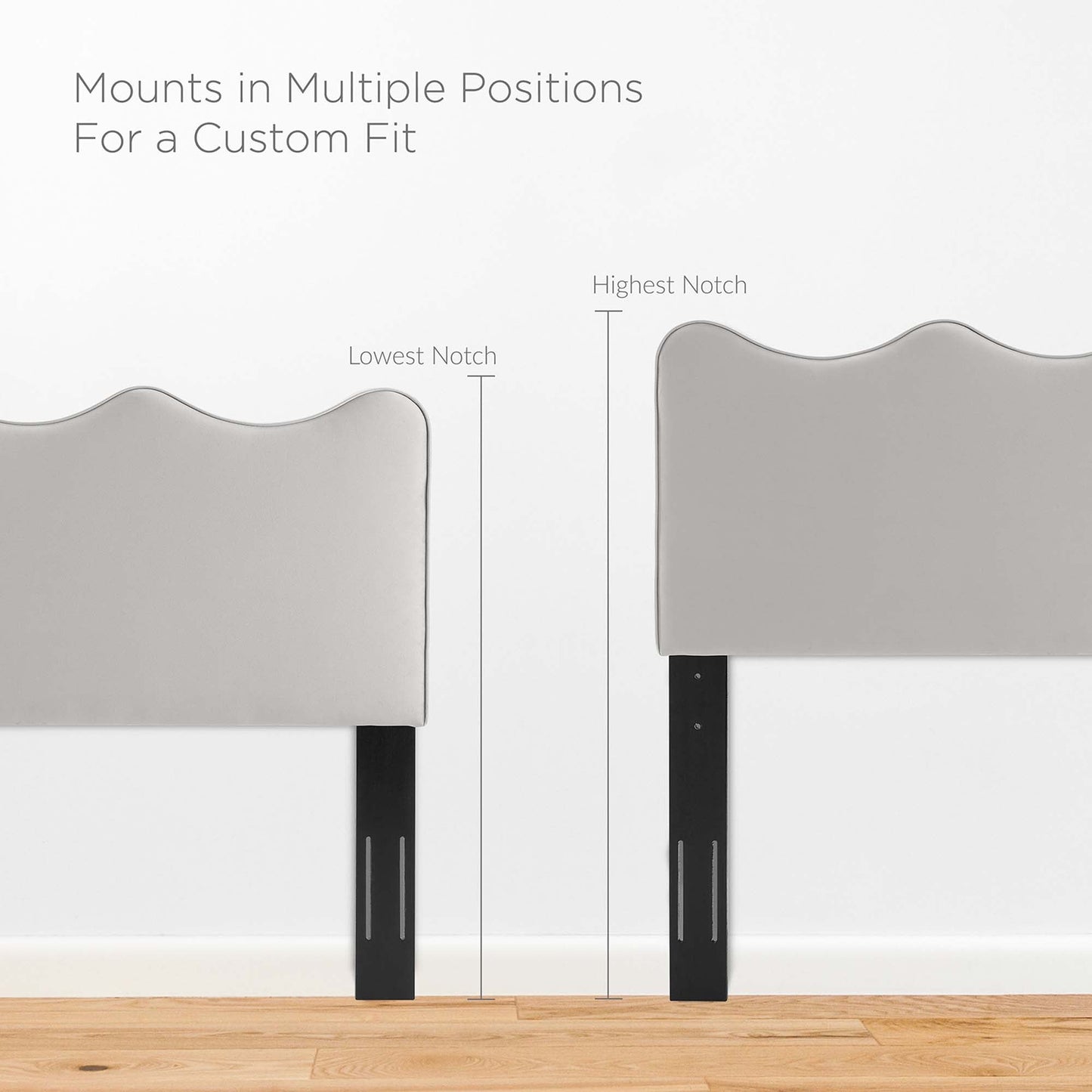 The Elegant Velvet Twin Platform Bed by Modway
