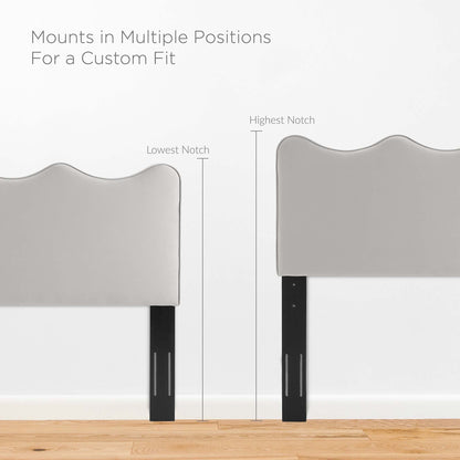 The Elegant Velvet Twin Platform Bed by Modway