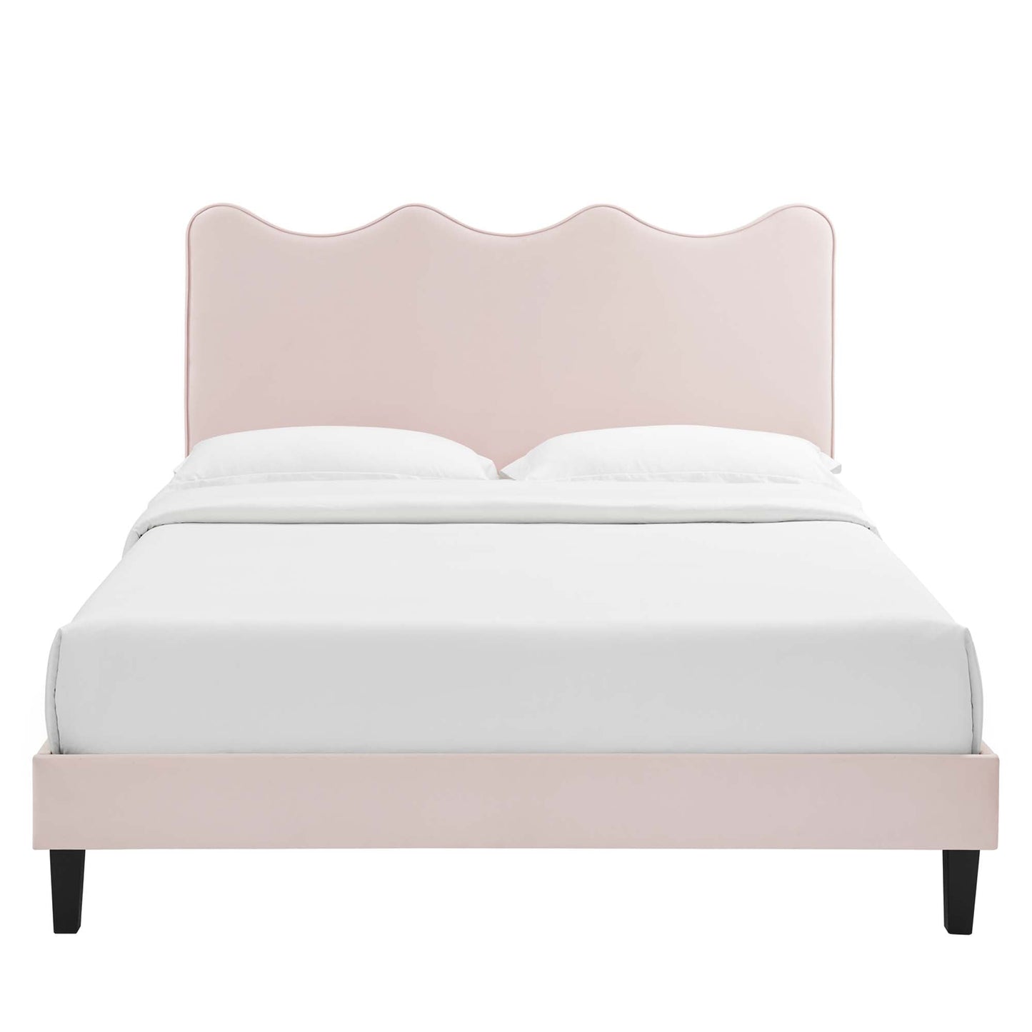 The Elegant Velvet Twin Platform Bed by Modway