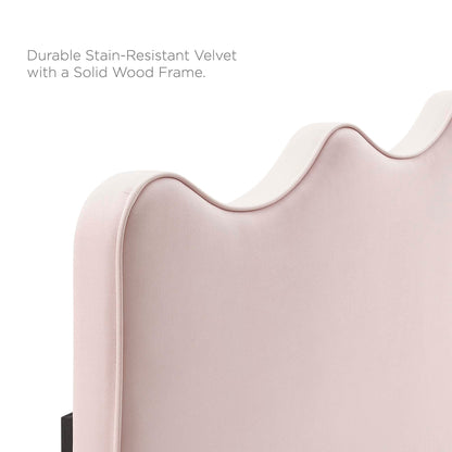 The Elegant Velvet Twin Platform Bed by Modway