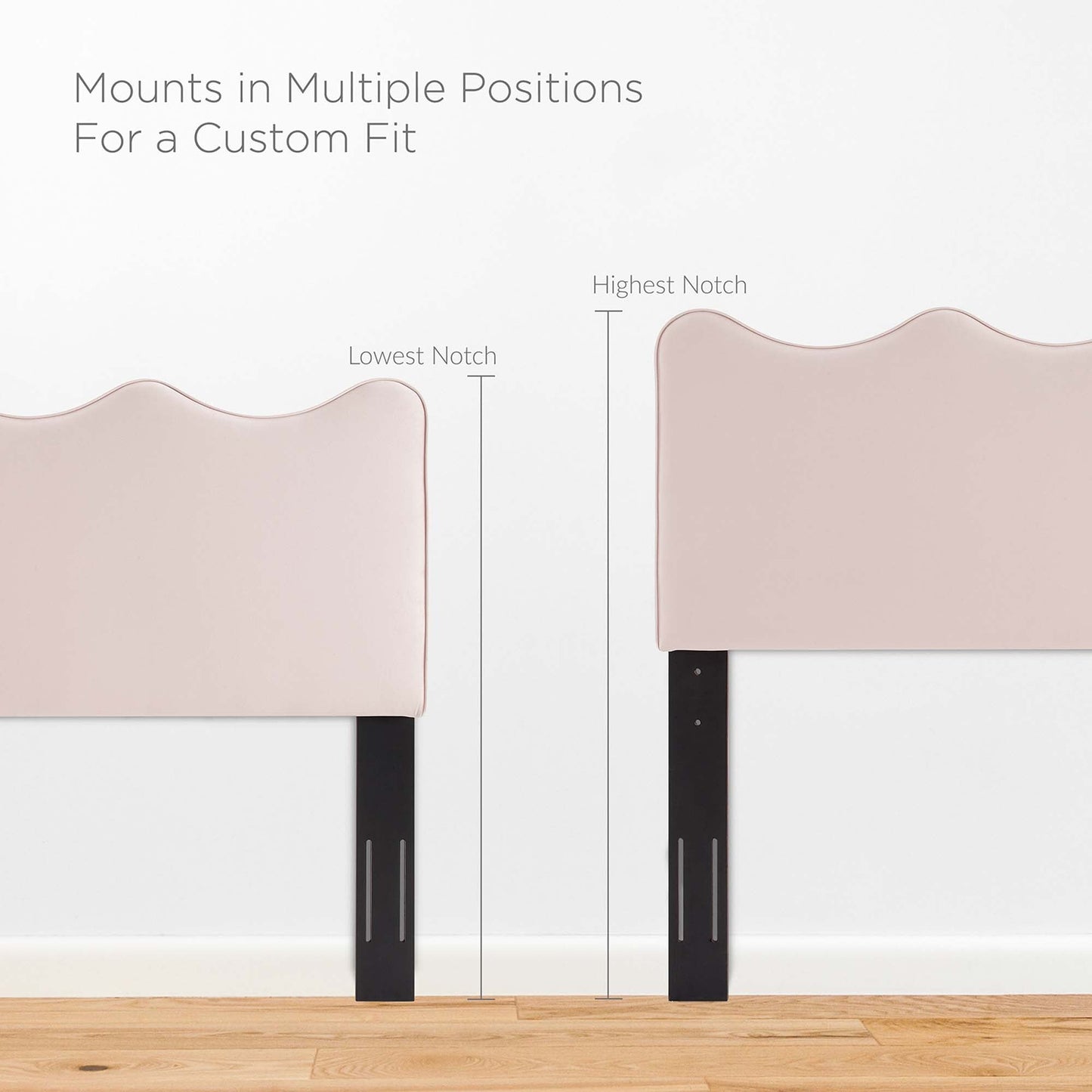 The Elegant Velvet Twin Platform Bed by Modway