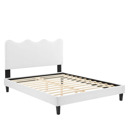 The Elegant Velvet Twin Platform Bed by Modway