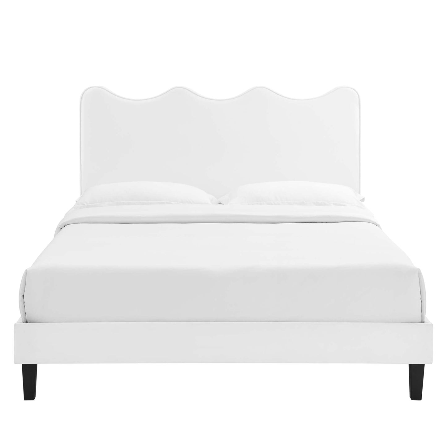 The Elegant Velvet Twin Platform Bed by Modway