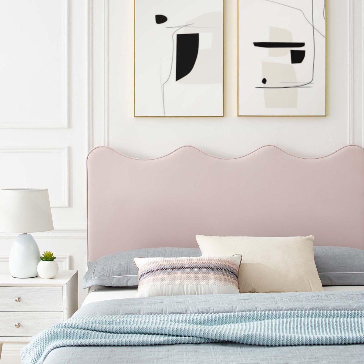 Current Performance Velvet Full Platform Bed by Modway with HouseOfZazla bedskirt in velvet on Tampa Home & Garden Store