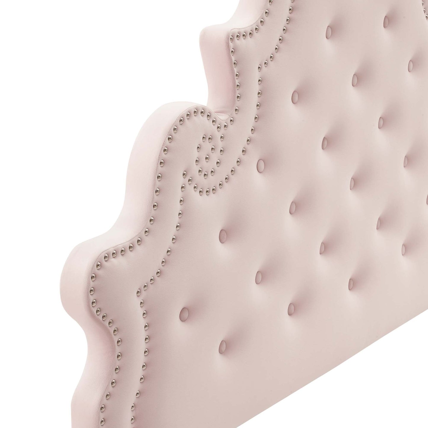 Gwyneth And Tufted Performance Velvet Bed