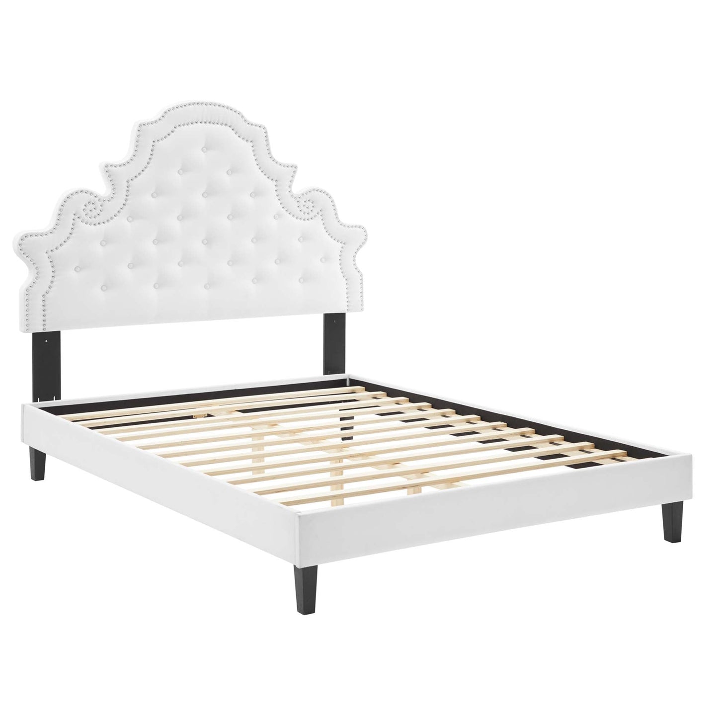 Gwyneth And Tufted Performance Velvet Bed