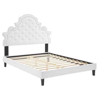 Gwyneth And Tufted Performance Velvet Bed