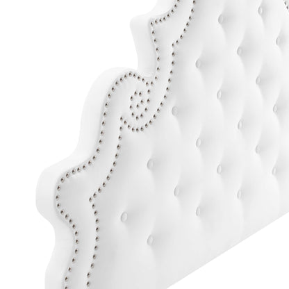 Gwyneth And Tufted Performance Velvet Bed