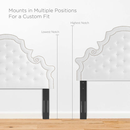 Gwyneth And Tufted Performance Velvet Bed
