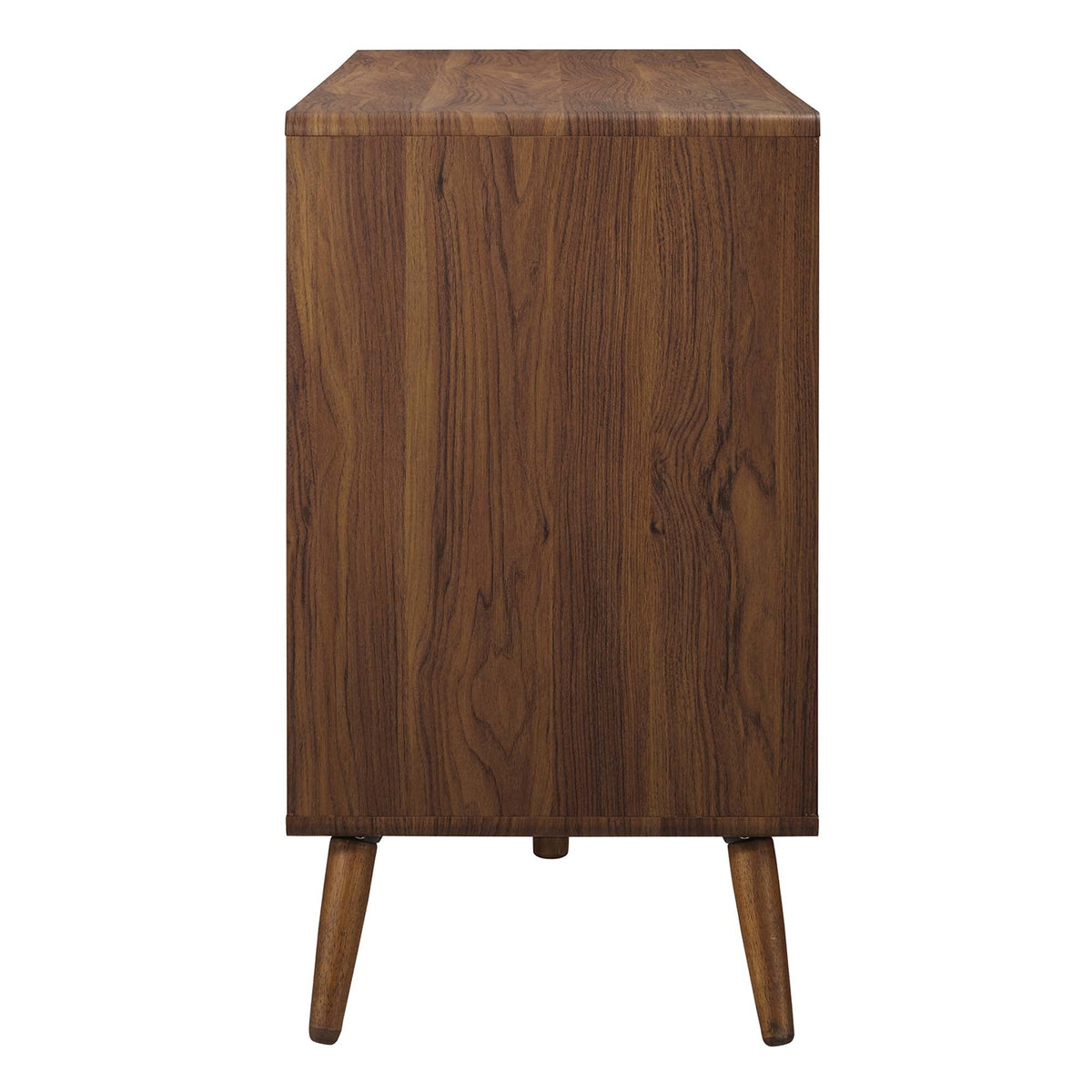 Transmit 60-inch 6-drawer dresser in walnut wood finish with mid-century legs HouseOfZazla on Tampa Home & Garden Store