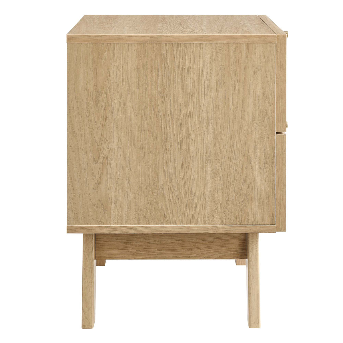 Soma 2-Drawer Nightstand natural oak wood finish on Tampa Home & Garden Store