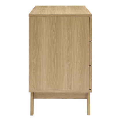 Soma 3-Drawer Dresser by Modway in natural oak finish HouseOfZazla on Tampa Home & Garden Store