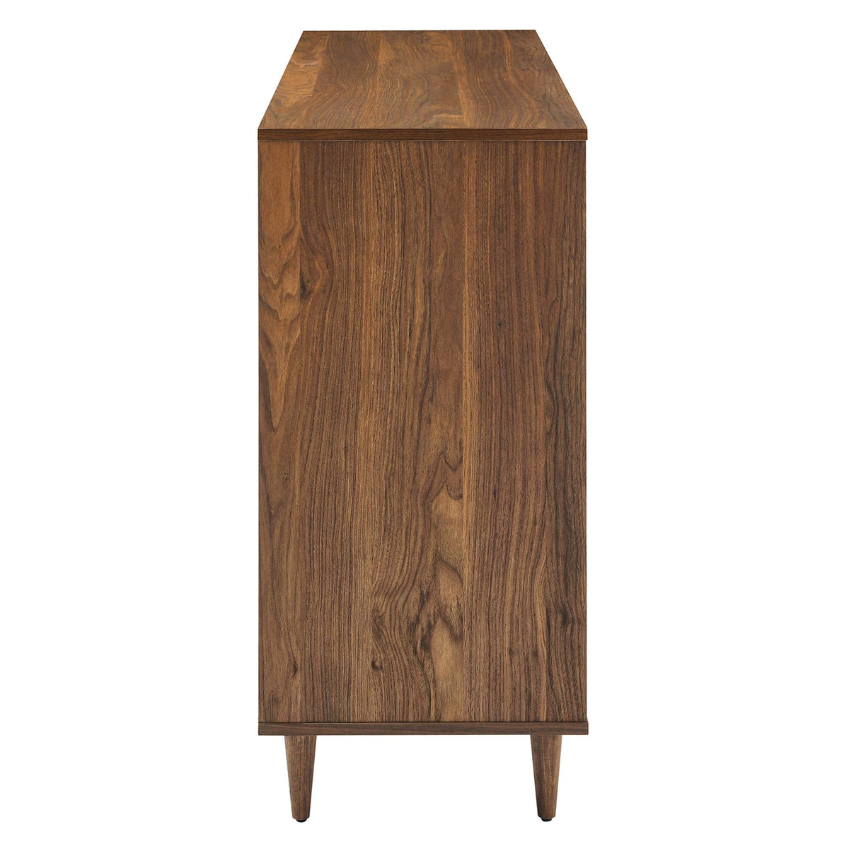 Vespera 6-Drawer Dresser by Modway, walnut finish with tapered legs on Tampa Home & Garden Store
