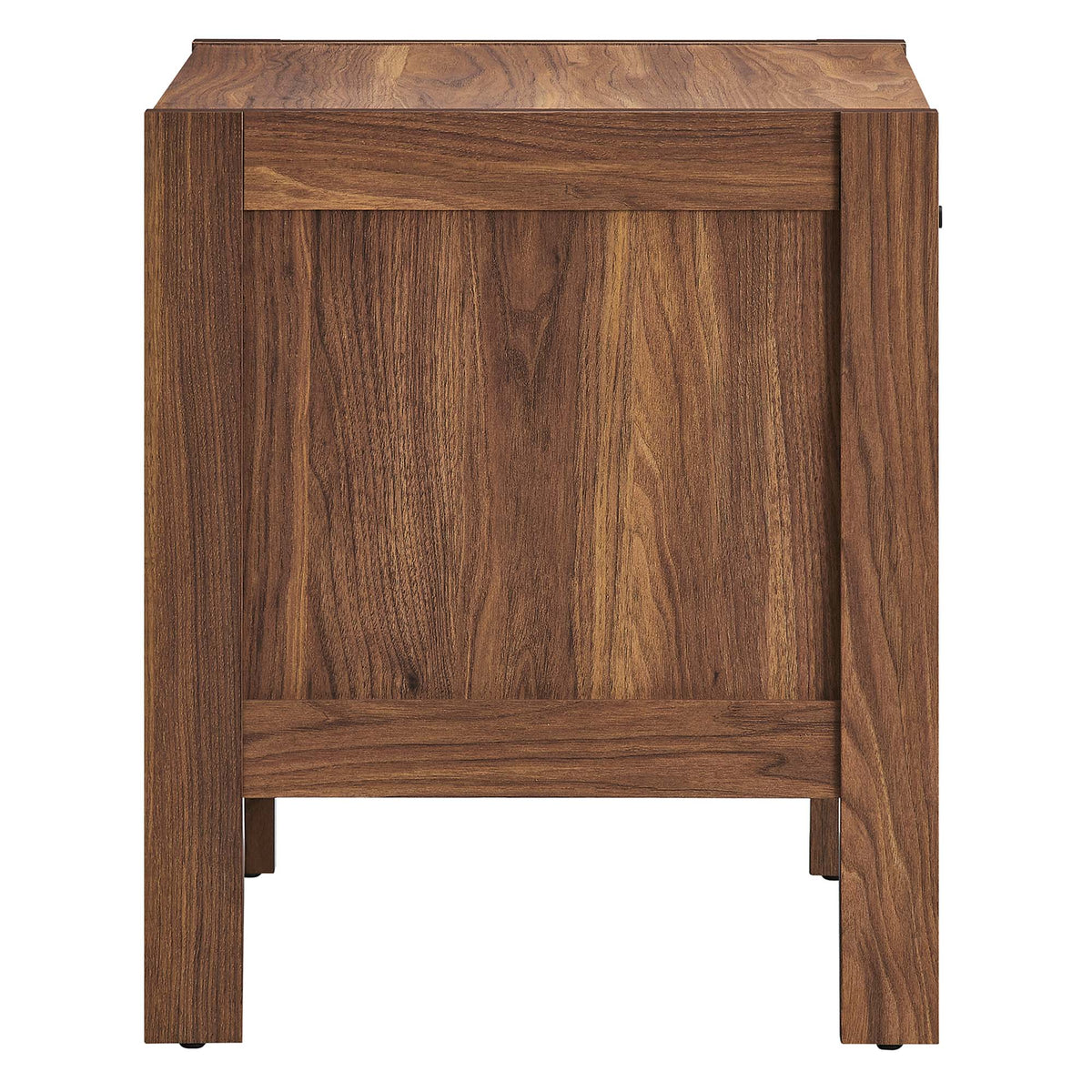 Capri wood grain nightstand by Modway in warm walnut with front drawer HouseOfZazla on Tampa Home & Garden Store