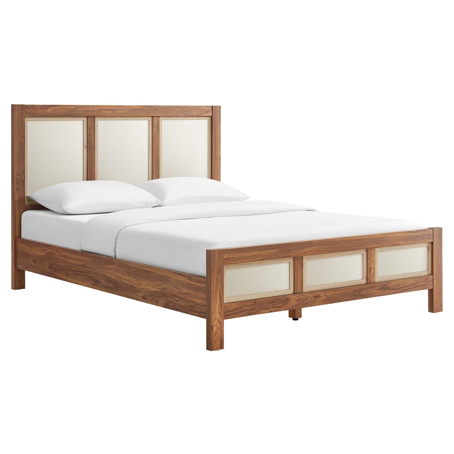Capri Queen Platform Bed by Modway Wood Grain