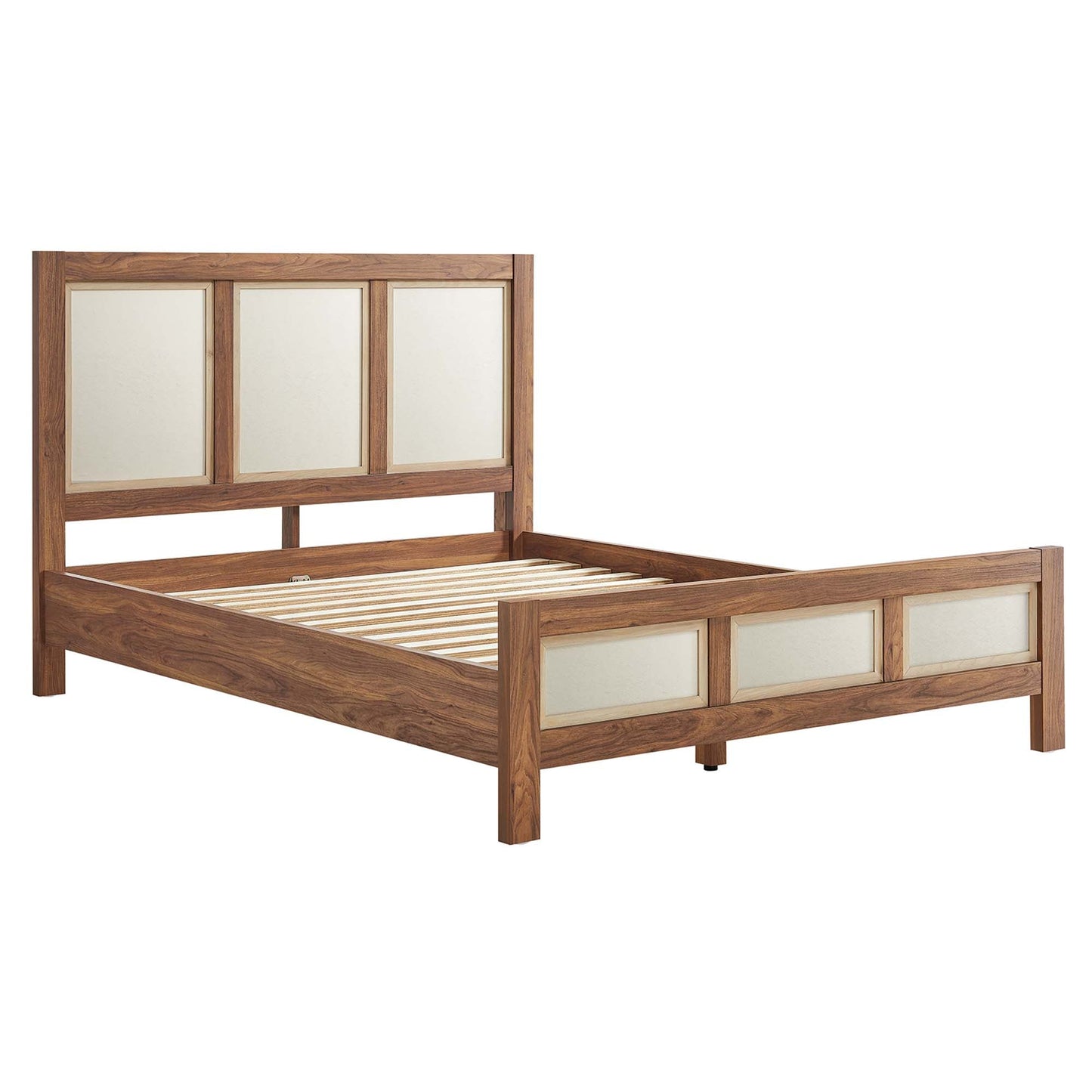 Capri Queen Platform Bed by Modway Wood Grain