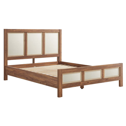Capri Queen Platform Bed by Modway Wood Grain