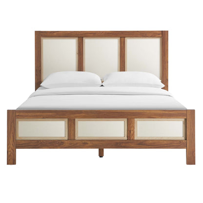 Capri Queen Platform Bed by Modway Wood Grain