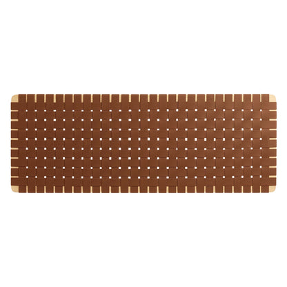 Sparta vegan leather weave queen headboard by Modway, brown woven straps with light wood corners on Tampa Home & Garden Store