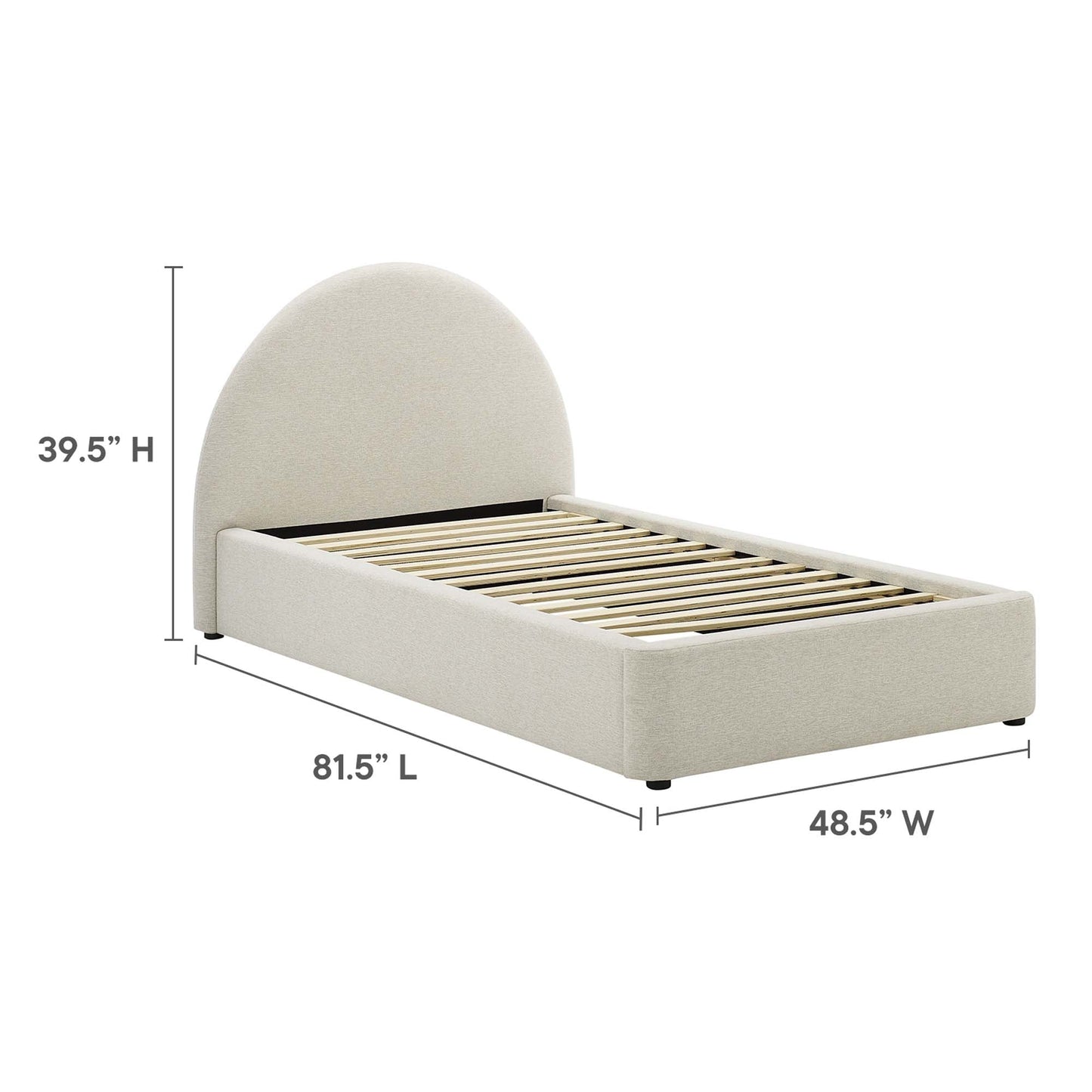 Modway The Resort Arched Twin Platform Bed