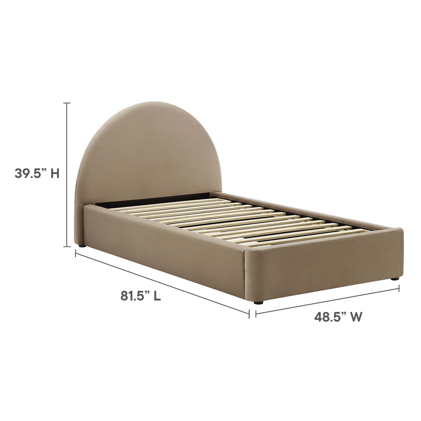 Modway Performance Arched Twin Platform Bed