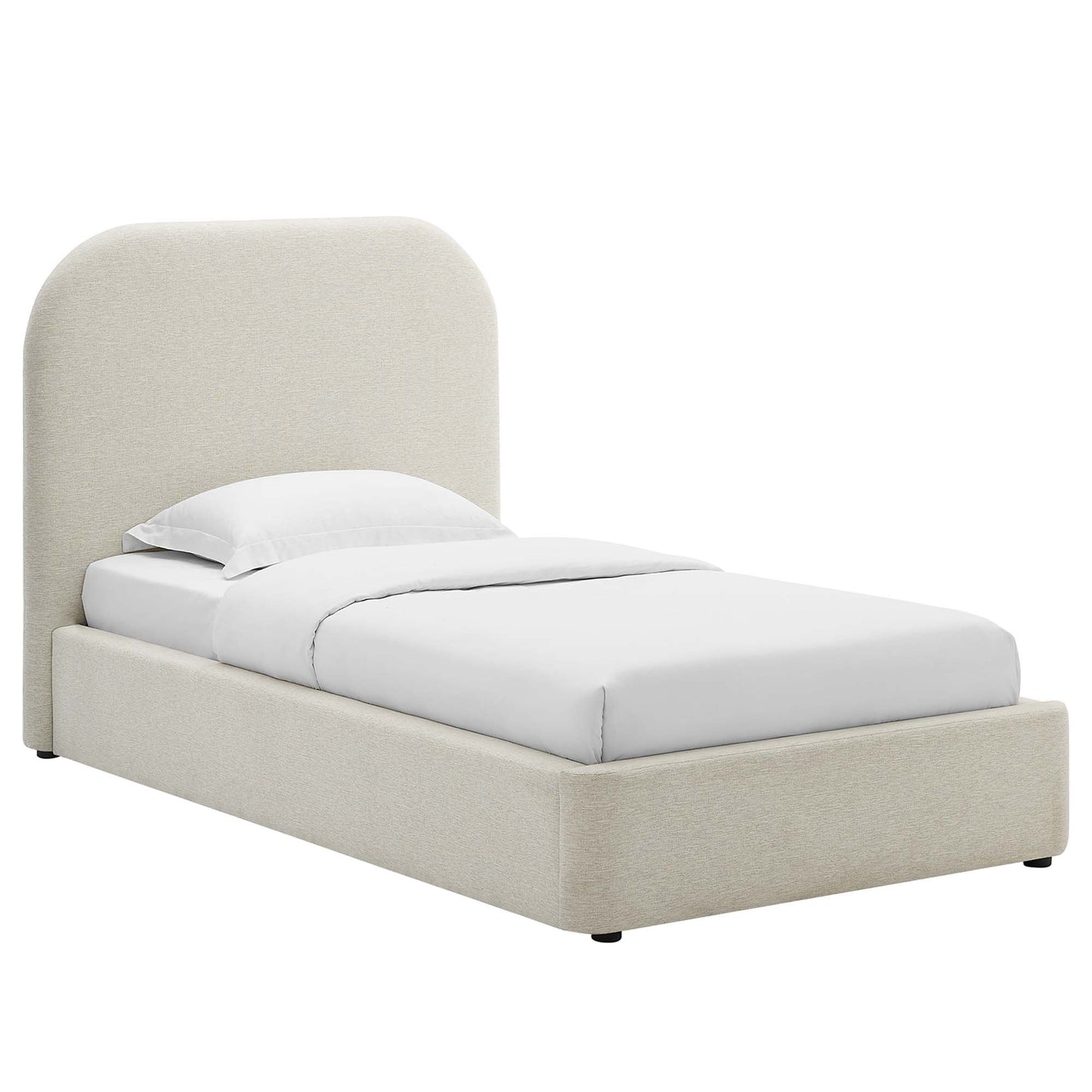 Modway Keynote the Upholstered Curved Twin Bed