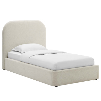 Modway Keynote the Upholstered Curved Twin Bed