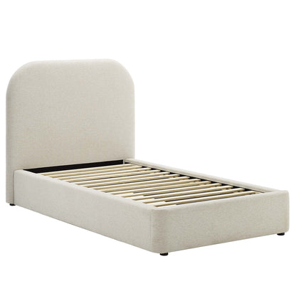 Modway Keynote the Upholstered Curved Twin Bed