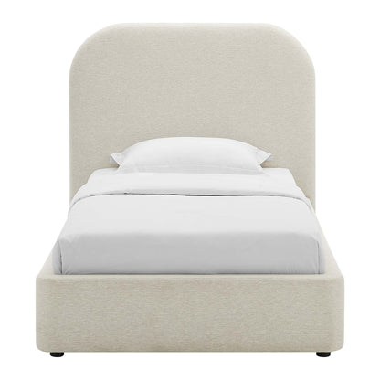 Modway Keynote the Upholstered Curved Twin Bed