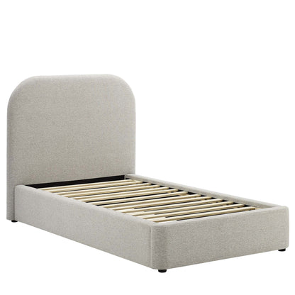 Modway Keynote the Upholstered Curved Twin Bed