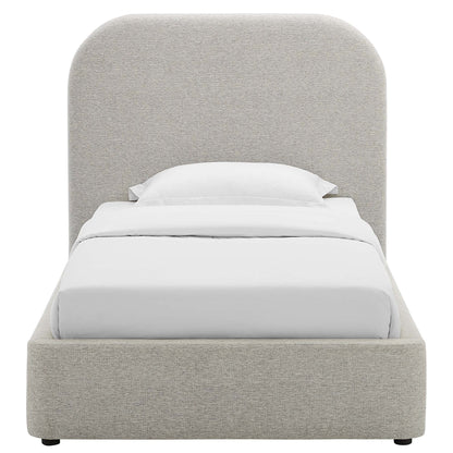 Modway Keynote the Upholstered Curved Twin Bed