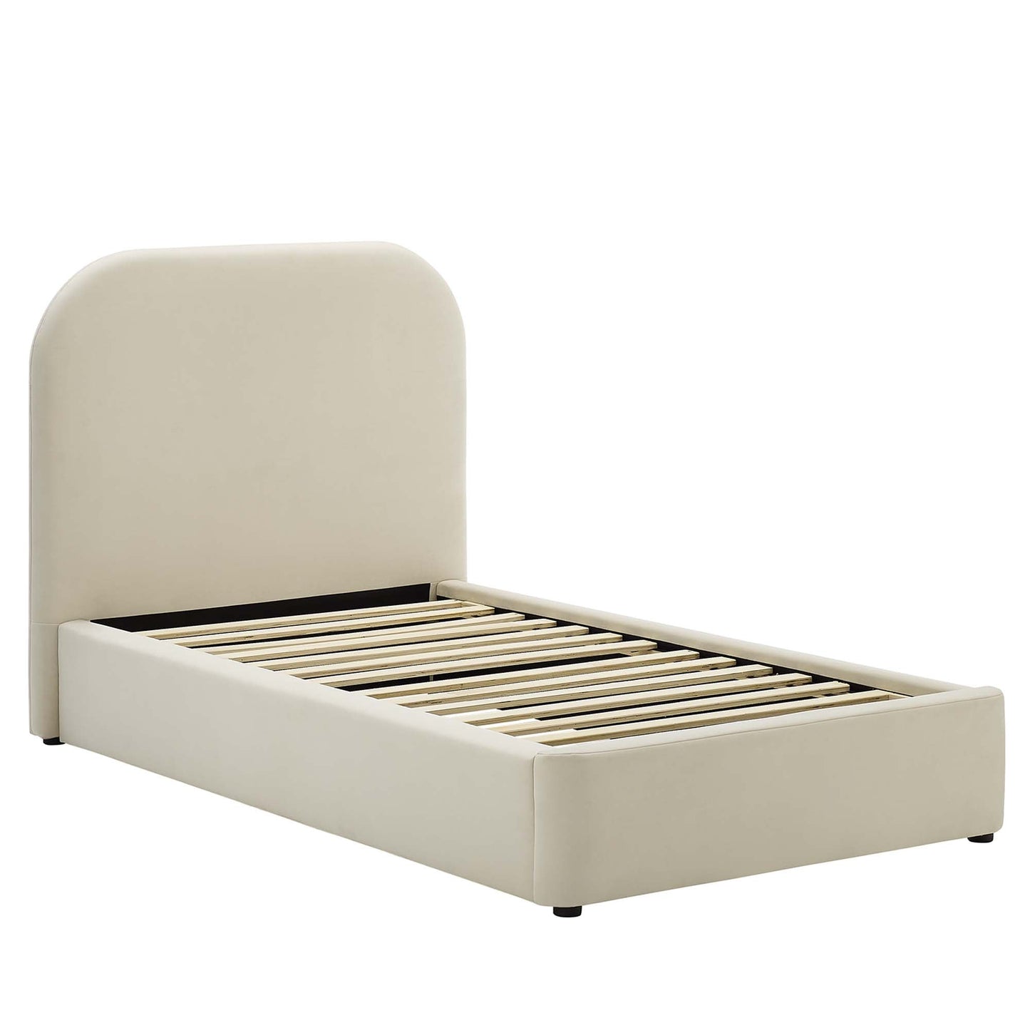 Modway Keynote Curved Performance Velvet Twin Bed