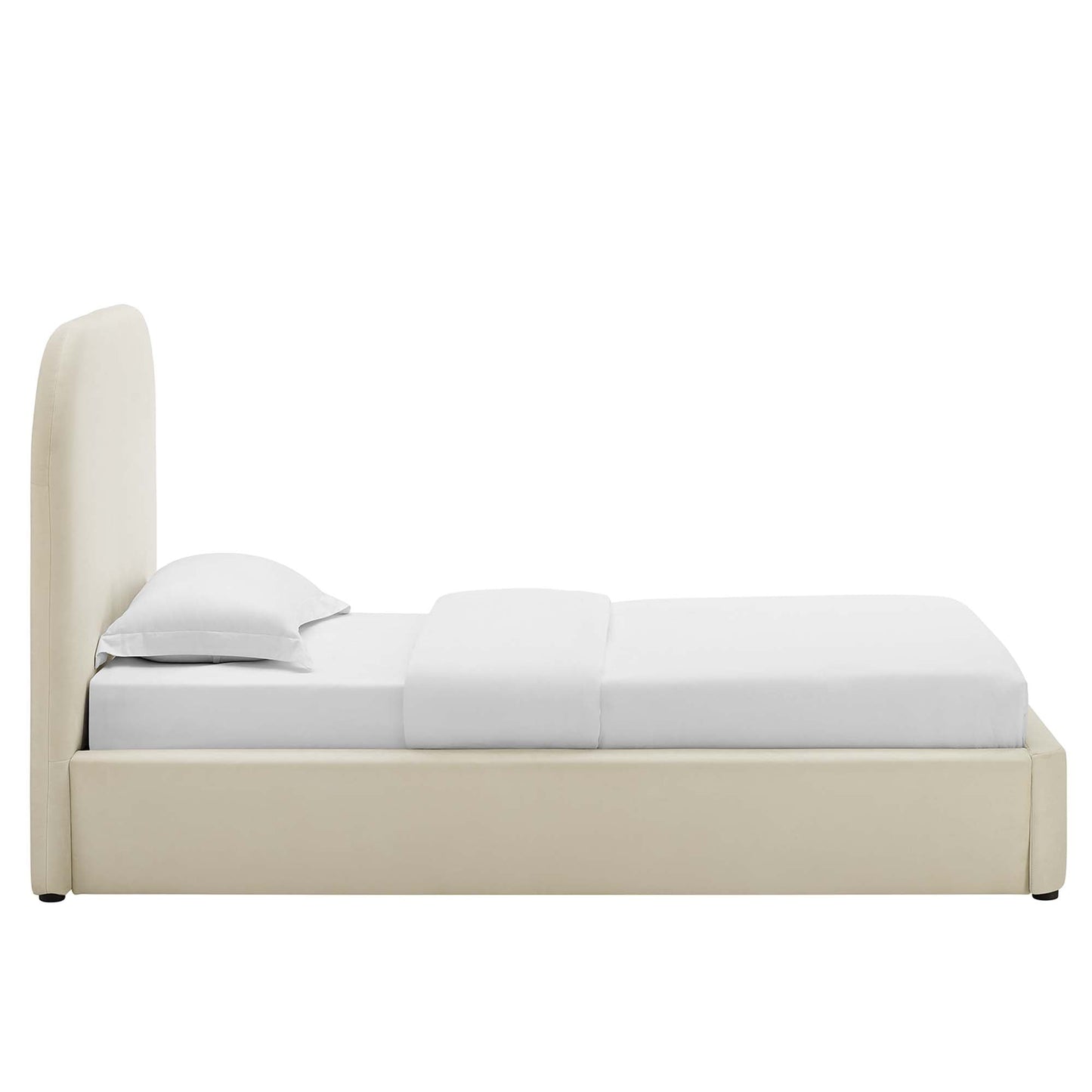 Modway Keynote Curved Performance Velvet Twin Bed
