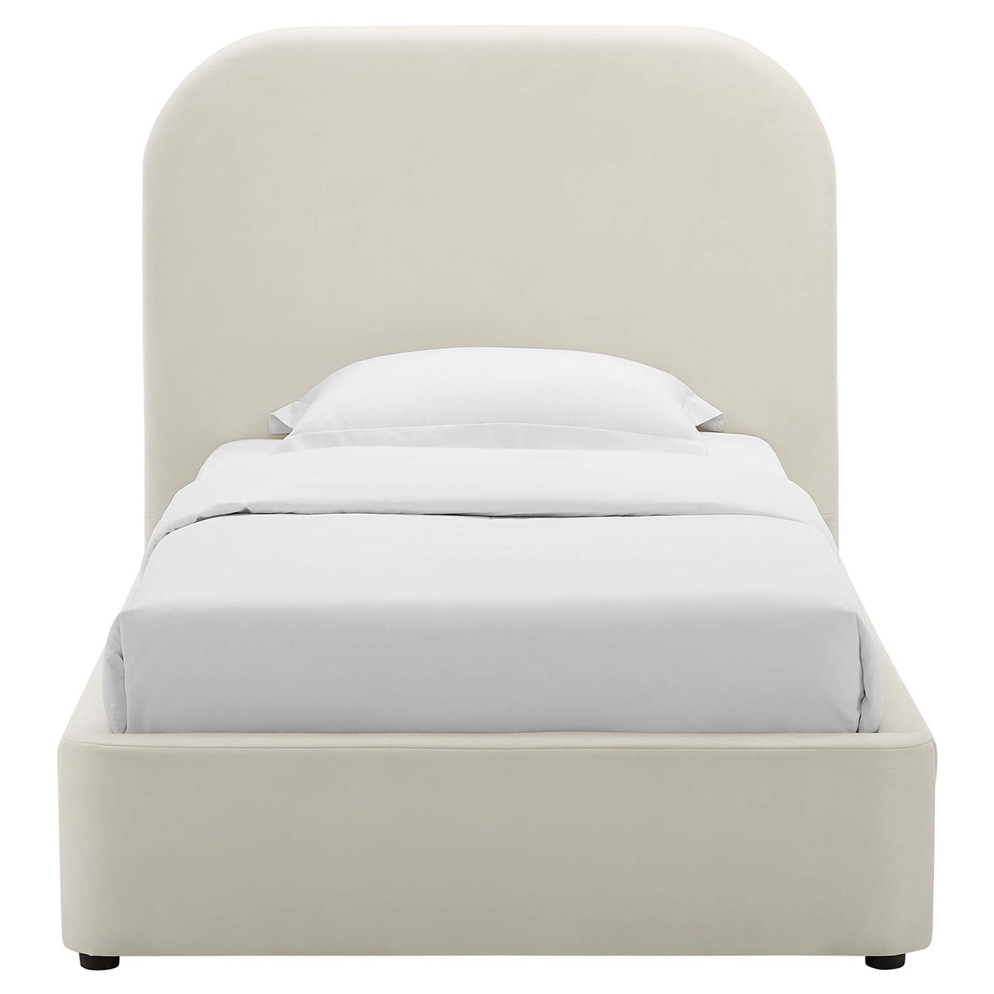 Modway Keynote Curved Performance Velvet Twin Bed