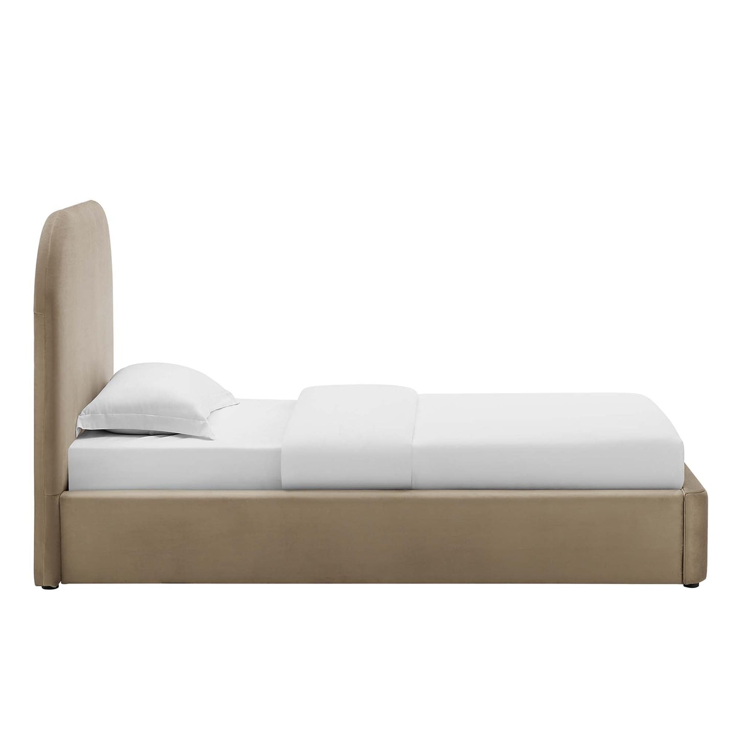 Modway Keynote Curved Performance Velvet Twin Bed