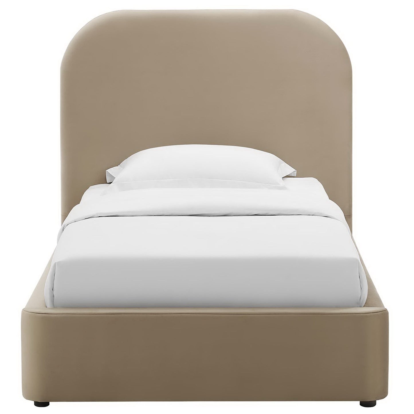 Modway Keynote Curved Performance Velvet Twin Bed